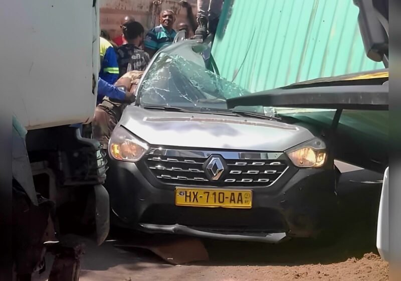  Acaé : collision entre un poids lourd et un 4×4 cause de dégâts matériels importants