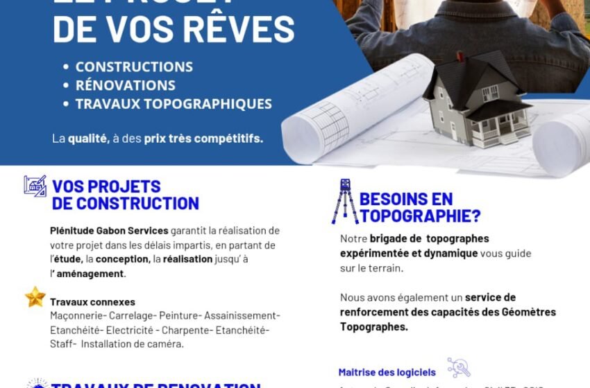  Appel à la valorisation de la main-d&rsquo;œuvre Gabonaise dans le secteur de la Topographie