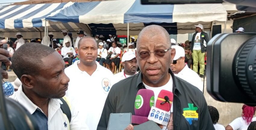  Une mobilisation massive autour du candidat Oligui Nguema à Akournam 2