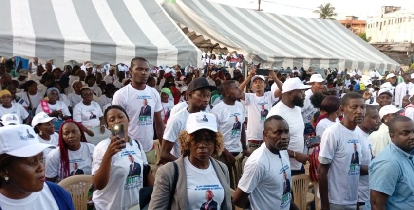  Meeting Politique / 3e Arrondissement : Une marée humaine acquise en ferveur d’Oligui Nguema