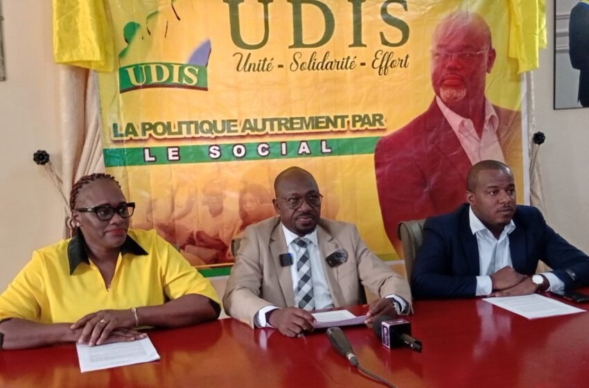  Politique/UDIS, entre reconnaissance républicaine et appel à la justice pour Hervé Patrick Opiangah