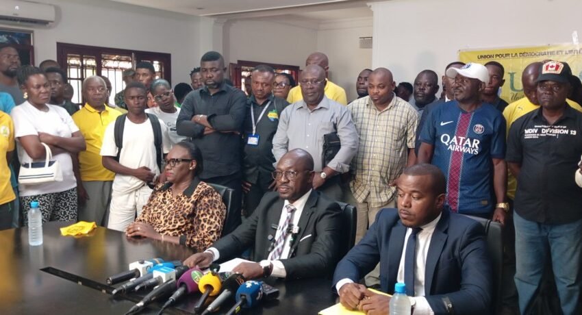  POLITIQUE | L’UDIS dénonce une « procédure judiciaire viciée » à l’encontre de son président Hervé Patrick Opiangah