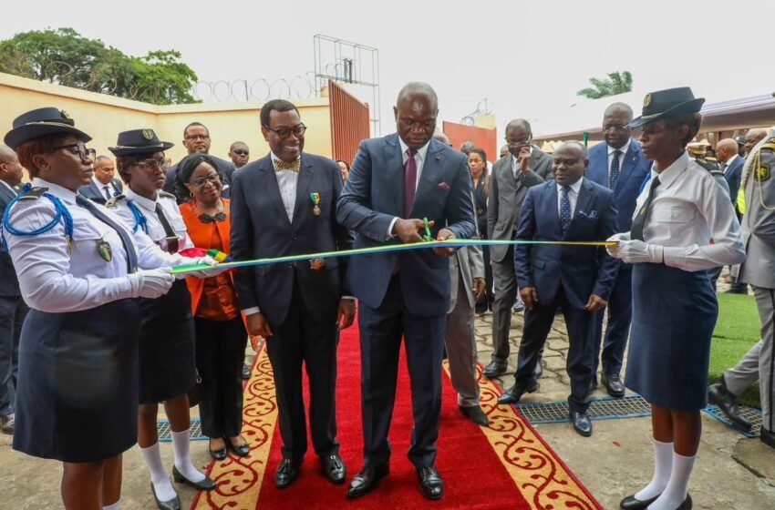  Le Chef de l’État inaugure une infrastructure clé pour l’accès à l’eau potable à Libreville