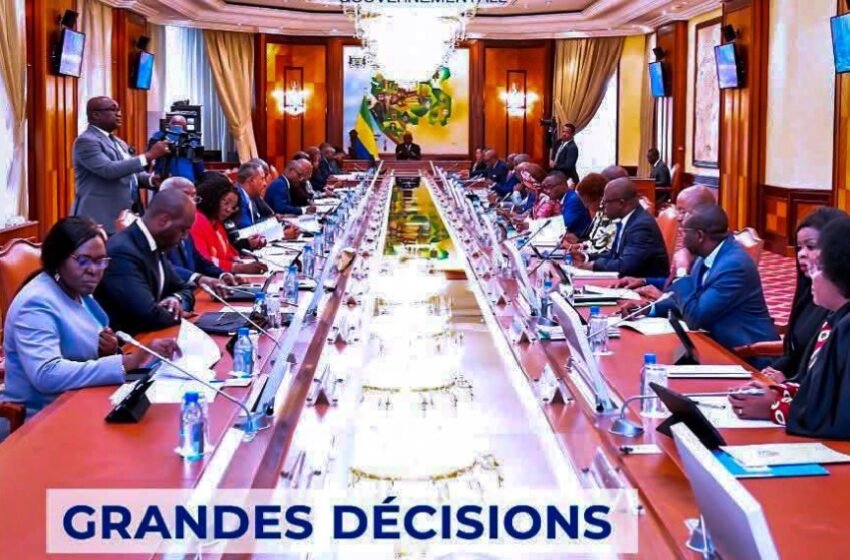  Décision du Conseil des ministres