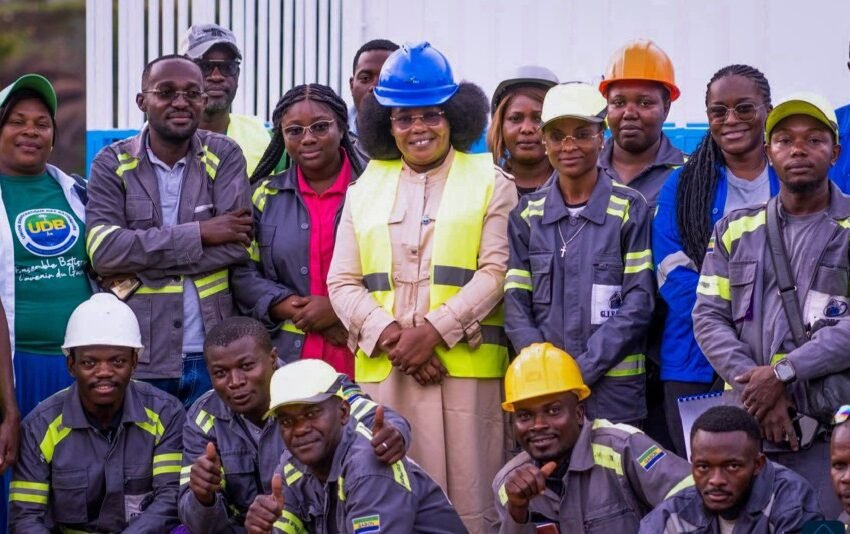  Franceville : Élodie Fouefoué Sandjoh lance des travaux pour l’accès à l’eau et à l’électricité