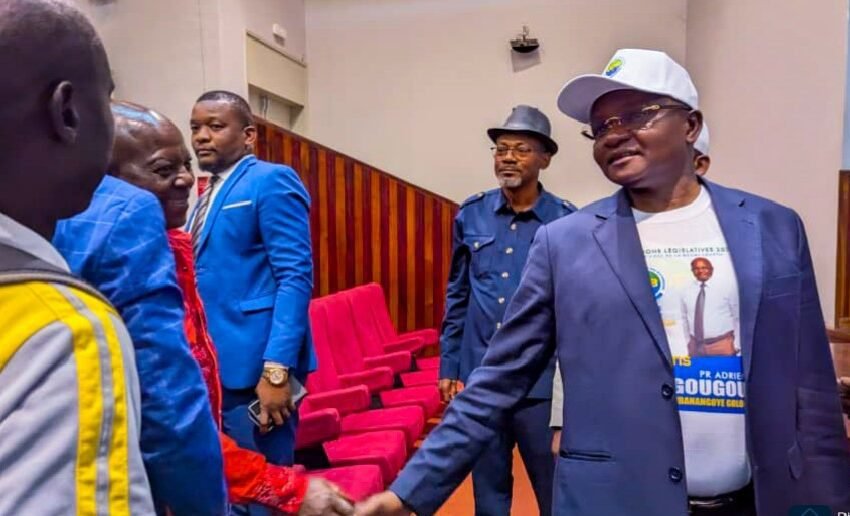  Politique : Adrien Mougougou appelle à l’unité et à la consolidation des acquis de la Transition dans la Ngounié Sud