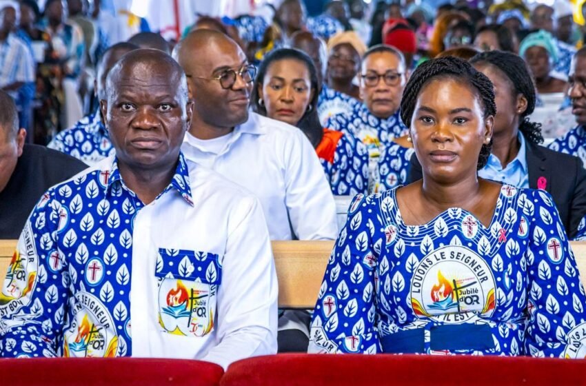  Franceville : Le Président de la République honore le Jubilé d’Or du Diocèse et encourage la foi au service du pays